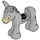 LEGO Medium Stone Gray Donkey (107795)