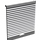 LEGO Medium Stone Gray Door 1 x 4 x 4 with Top Hinge (6155 / 28829)