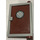 LEGO Medium Stone Gray Door 1 x 4 x 5 Right with Reddish Brown Glass with Porthole Sticker (73194)