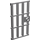 LEGO Gris pierre moyen Porte 1 x 4 x 6 avec Bars (60621)