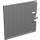 LEGO Medium Stone Gray Door 6.5 x 5 Sliding with Vertical Lines Type 1 (4511)