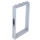 LEGO Medium Stone Gray Door Frame 1 x 4 x 6 with Lock Sticker (Single Sided) (40289)