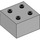 LEGO Gris pierre moyen Duplo Brique 2 x 2 (3437 / 89461)