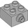 LEGO Medium Stone Gray Duplo Brick 2 x 2 with Pin Joint (22881)