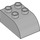 LEGO Gris pierre moyen Duplo Brique 2 x 3 avec Haut incurvé (2302)