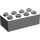 LEGO Mittleres Steingrau Duplo Backstein 2 x 4 (3011 / 31459)
