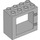 LEGO Mittleres Steingrau Duplo Tür Rahmen 2 x 4 x 3 mit flachem Rand (61649)