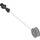 LEGO Medium Stone Gray Duplo Drum with String and Black Hook long hook (14013)