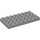 LEGO Gris pierre moyen Duplo assiette 4 x 8 (4672 / 10199)