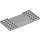 LEGO Medium Stone Gray Duplo Plate 6 x 12 with Ramps (95463)