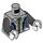 LEGO Medium Stone Gray Ebony Maw Minifig Torso (973 / 76382)