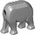 LEGO Medium Stone Gray Elephant Body (77071)