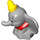 LEGO Medium Stone Gray Elephant with Big Ears (Dumbo) (104068)