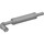 LEGO Medium Stone Gray Exhaust Pipe with Technic Pin and Flat End (14682 / 65571)