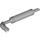 LEGO Medium Stone Gray Exhaust Pipe with Technic Pin and Slanted End (40620)