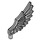 LEGO Medium Stone Gray Feathered Minifig Wing (11100)