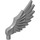 LEGO Medium Stone Gray Feathered Minifig Wing (11100)