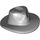 LEGO Medium Stone Gray Fedora Hat (61506 / 88410)