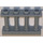 LEGO Medium Stone Gray Fence Spindled 1 x 4 x 2 with 4 Top Studs (15332)