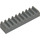 LEGO Medium Stone Gray Gear Rack 4 (3743 / 4296)