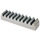 LEGO Medium Stone Gray Gear Rack 4 (3743 / 4296)