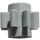 LEGO Mittleres Steingrau Ausrüstung mit 8 Zähne Typ 1 (3647)