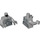 LEGO Medium Stone Gray Ghost Minifig Torso (973 / 76382)