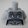 LEGO Gris pierre moyen Ghost Minifig Torse (973 / 76382)