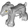 LEGO Medium Stone Gray Goat with Gray and White Patches (105998)