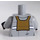 LEGO Medium Stone Gray Gray Squadron Pilot Minifig Torso (973 / 76382)