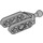 LEGO Gris pierre moyen Demi Faisceau Fourchette avec Rotule (6572)