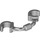 LEGO Medium Stone Gray Handcuffs (Short) (61482 / 97927)