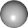 LEGO Medium Stone Gray Hard Plastic Ball 52mm (22119 / 23065)