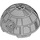 LEGO Medium Stone Gray Hemisphere 11 x 11 with Studs on Top and Death Star Indentation (Upper Half) (98114)