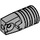 LEGO Medium Stone Gray Hinge Arm Locking with Single Finger and Axlehole (30552 / 53923)