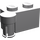LEGO Gris pierre moyen Charnière Brique 1 x 4 Haut (3830 / 65122)