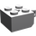LEGO Gris pierre moyen Charnière Brique 2 x 2 Verrouillage avec 1 Finger Verticale avec trou d&#039;axe (30389 / 49714)