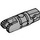 LEGO Medium Stone Gray Hinge Cylinder 1 x 3 Locking with 1 Stub and 2 Stubs On Ends (with Hole) (30554 / 54662)