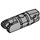 LEGO Medium Stone Gray Hinge Cylinder 1 x 3 Locking with 1 Stub and 2 Stubs On Ends (with Hole) (30554 / 54662)
