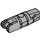 LEGO Medium Stone Gray Hinge Cylinder 1 x 3 Locking with 1 Stub and 2 Stubs On Ends (without Hole) (30554)