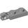 LEGO Medium Stone Gray Hinge Plate 1 x 2 Locking with Single Finger on End Vertical with Bottom Groove (44301)