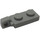 LEGO Gris piedra medio Bisagra Placa 1 x 2 Cierre con Single Finger en Final Vertical con ranura inferior (44301)