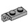 LEGO Medium Stone Gray Hinge Plate 1 x 2 Locking with Single Finger on End Vertical without Bottom Groove (44301 / 49715)