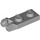 LEGO Medium Stone Gray Hinge Plate 1 x 2 with Locking Fingers with Groove (44302)