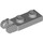 LEGO Medium Stone Gray Hinge Plate 1 x 2 with Locking Fingers without Groove (44302 / 54657)