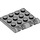 LEGO Mittleres Steingrau Scharnier Platte 4 x 4 Verriegeln (44570 / 50337)