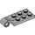 LEGO Gris pierre moyen Charnière assiette Haut 2 x 4 avec 6 Goujons et 3 trous de broches (98286)
