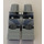 LEGO Medium Stone Gray Hips and Legs with Straps, Buckles and Knee Pads Pattern (3815)