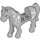 LEGO Medium Stone Gray Horse with Gray Splotches (26568)