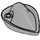 LEGO Medium Stone Gray Hunter&#039;s Hat with Blocked Feather Hole (3091 / 88489)